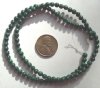 16 inch strand 4mm Malachite Beads